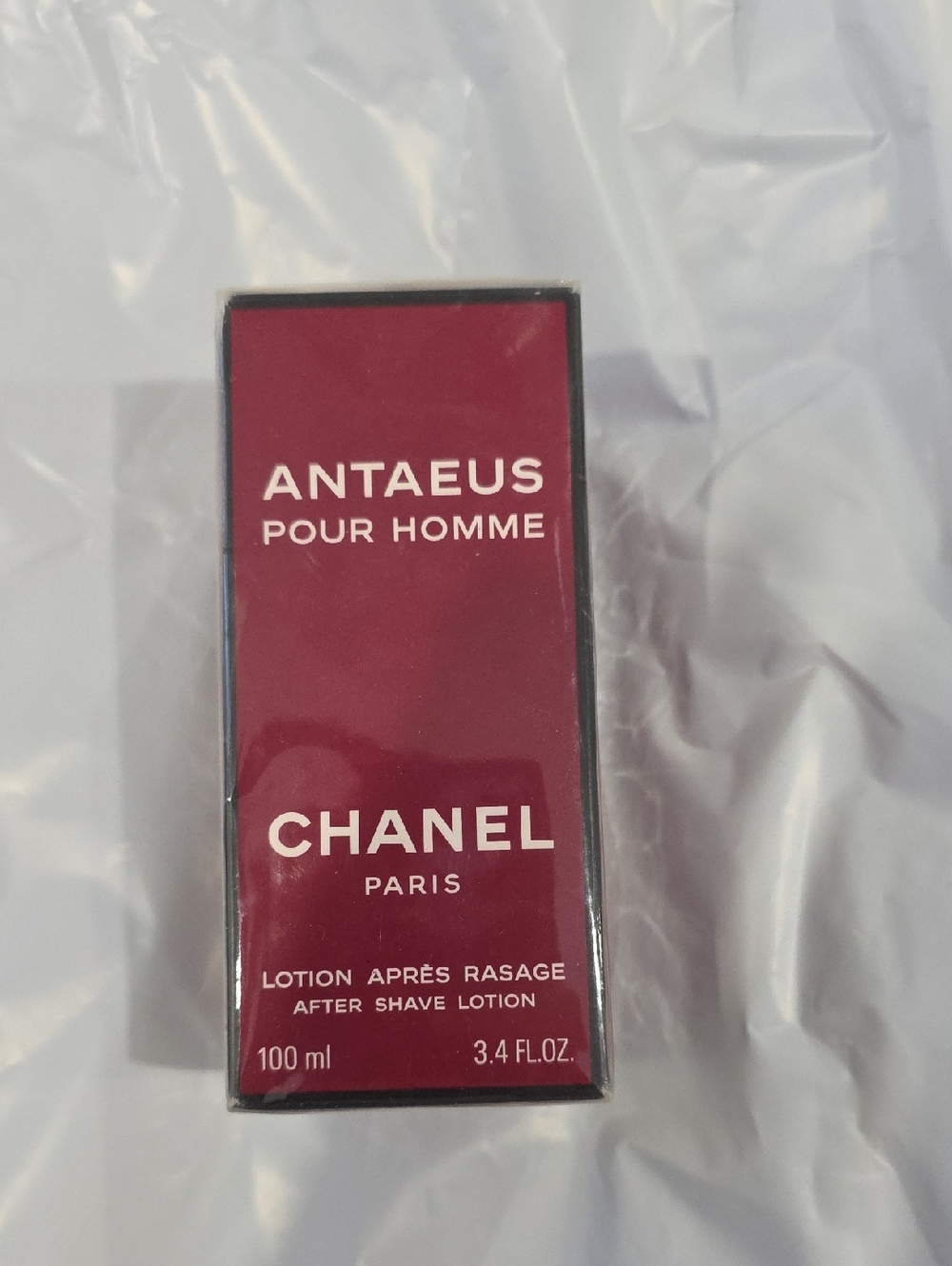 CHANEL Antaeus Pour Homme After Shave Lotion - Deep Burgundy and White